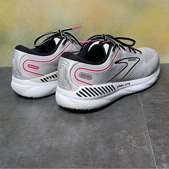 Brooks Ariel GTS 23 Women's Gray/Black/Pink Running Shoes Size 10B - Picture 10 of 16
